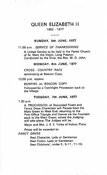 Silver Jubilee 1977 ( page 1).JPG - Silver Jubilee 1977 - Souvenir Programme - page 2